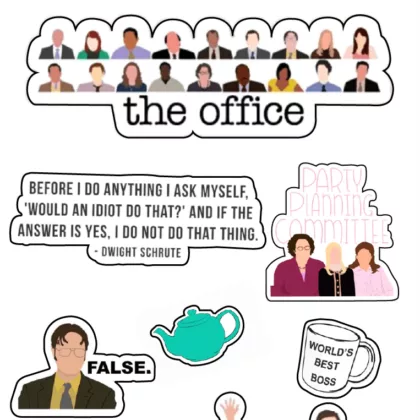 Office Themed Stickers