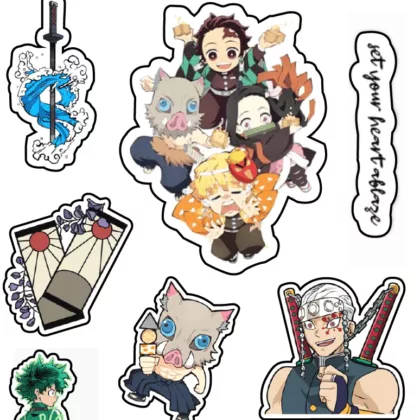 Demon Slayer Themed Stickers
