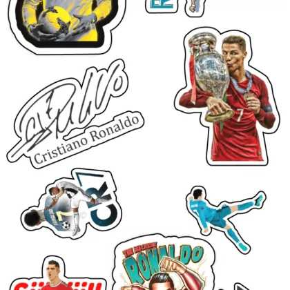 Cristiano Ronaldo Themed Stickers