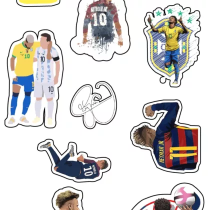 Neymar Themed Stickers