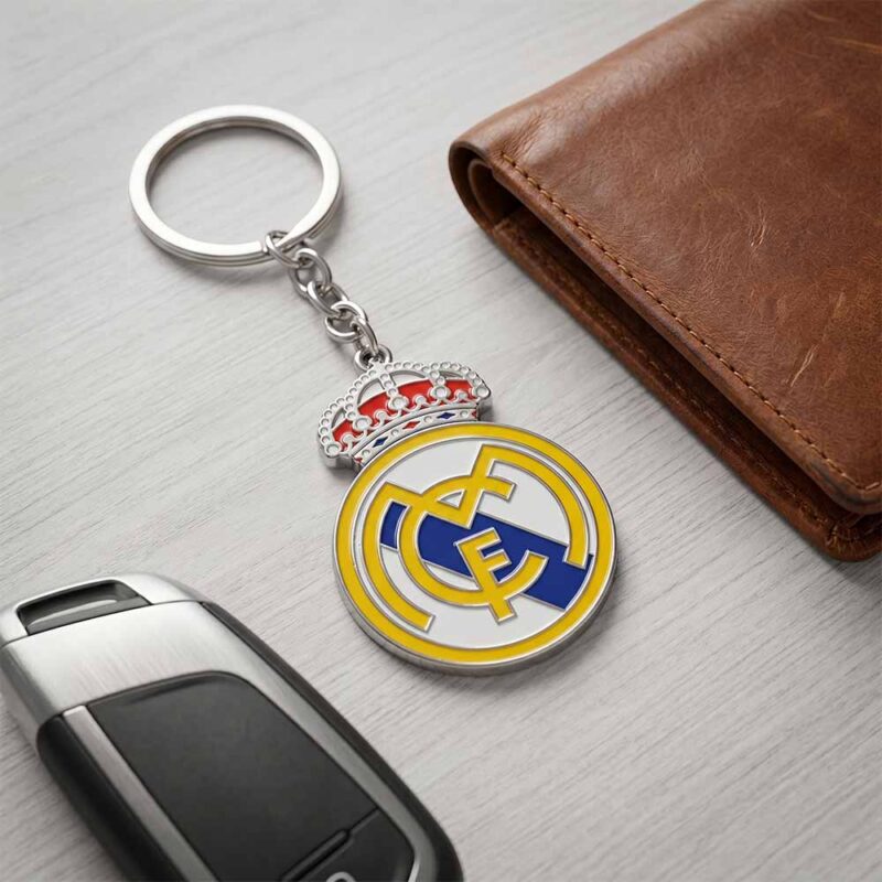 Real Madrid CF Premium Royal Crown Keychain